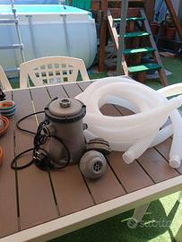 pompa filtro per piscina 1.250 litri nuova