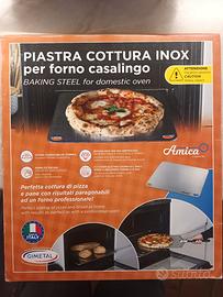 piastra cottura INOX per forno casalingo