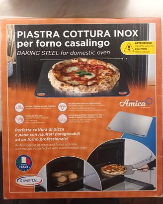 piastra cottura INOX per forno casalingo