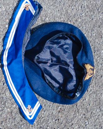 Basco e solino Vintage ANMI con ancore in ottone