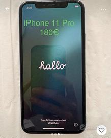 iPhone 11 Pro verde batteria nuova