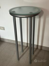 Colonna con piano cristallo