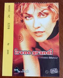Biglietto concerto Irene Grandi - Verderossoeblu 