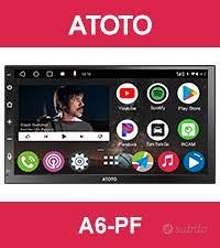 autoradio 2din atoto a6pf 7" come nuovo 