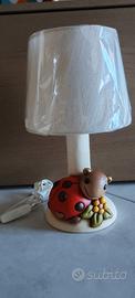 Lampada con Coccinella portafortuna 