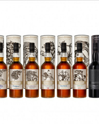 Collezione whisky game of Thrones 9 bottiglie