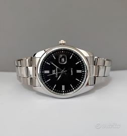 Orologio Uomo cassa in acciaio 40mm quadrante nero