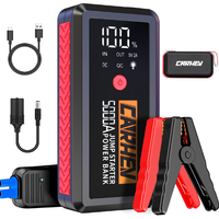 Booster Avviamento Auto, 5000A Avviatore Batteria
