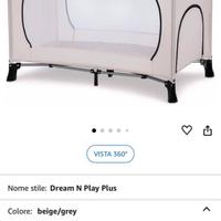 Lettino da viaggio come nuova