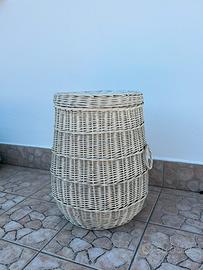 Cesto contenitore in Vimini