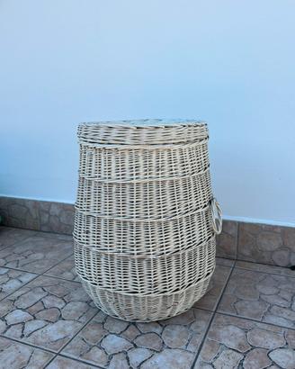 Cesto contenitore in Vimini