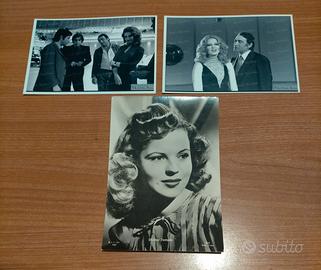 Cartoline Fotografie cantanti attori anni 60)70 