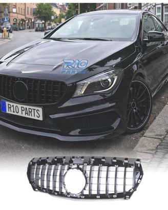 GRIGLIA MERCEDES CLA W117 13-16 LOOK AMG GTR NERO 