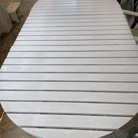 Set in legno tavolo e sedie da giardino