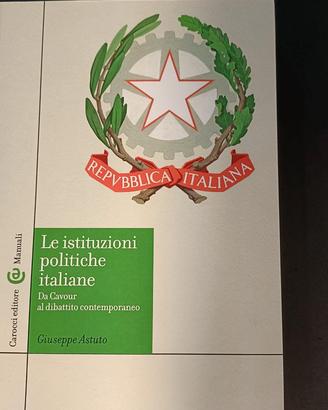 LIBRO “LE ISTITUZIONI POLITICHE ITALIANE”