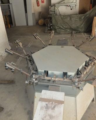 Giostra serigrafica-carrello essiccatoio-tavolo