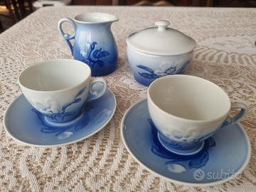 Set da caffè Vintage Bing & Grondahl Rosa diNatale