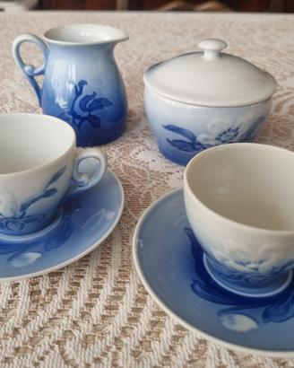 Set da caffè Vintage Bing & Grondahl Rosa diNatale
