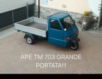 MOTICARRO PIAGGIO APE TM 703 750KG DI PORTATA!!