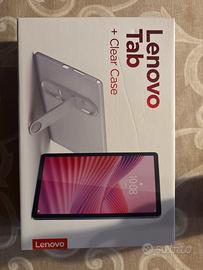Tablet Lenovo tab con clear case