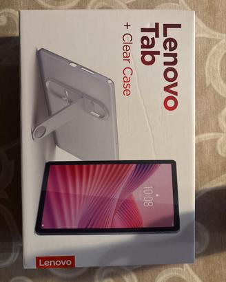 Tablet Lenovo tab con clear case