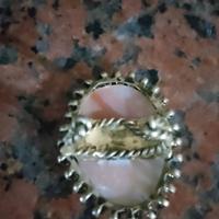 anello antico cammeo con fiori