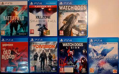 lotto giochi action ps4+ battlefield ps5
