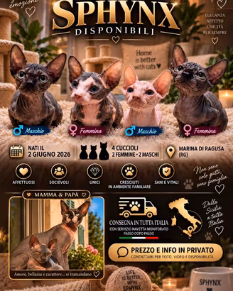 ? cuccioli sphynx ?