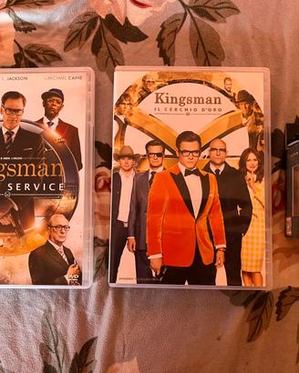 Kingsman 1 e 2 DVD + FUNKO POP EGGSY PORTACHIAVI