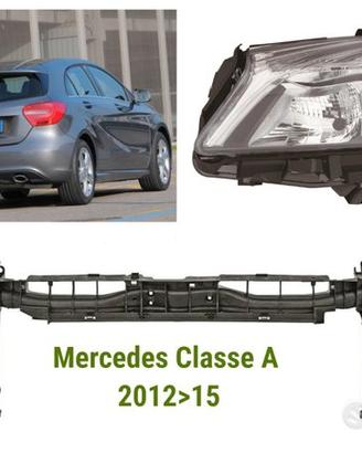 Mercedes Classe A paraurti cofano parafango fanale