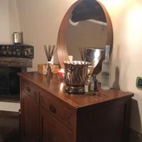 Vetrina Liberty in ciliegio in due corpi – inizi ‘