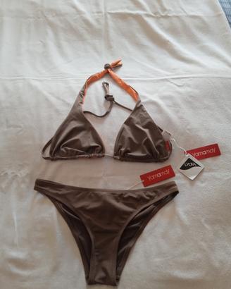 Bikini marrone e arancione Yamamay donna 