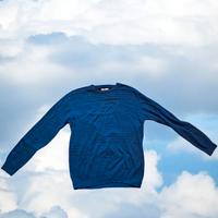 Elegante maglione blu Navigare