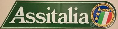 Adesivo calcio vintage ITALIA nazionale Assitalia