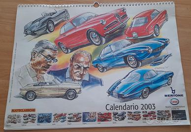 Calendario 2003 Bertone Esso da collezione