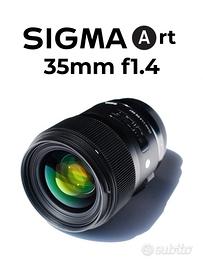 Sigma 35mm f1.4 Art per Canon EF