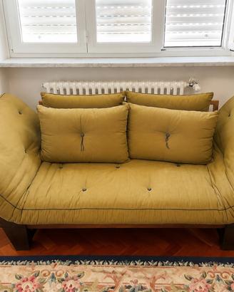 Divano letto Cinius modello Sole 2 posti futon