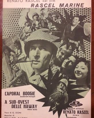 1959 VECCHIO SPARTITO MUSICALE RENATO RASCEL