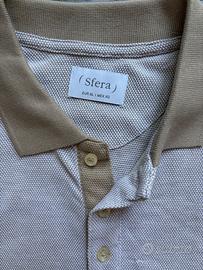 Sfera maglia uomo XL manica corta bianca – polo