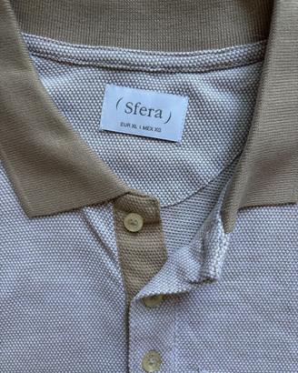 Sfera maglia uomo XL manica corta bianca – polo