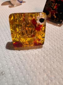 Gioiello anello in vetro di murano