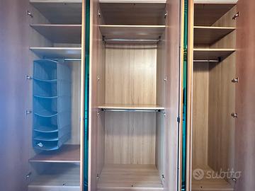 Armadio 6 ante a specchio 275x63x250 h