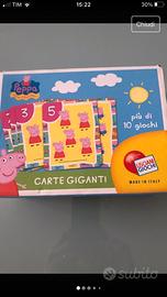 Gioco carte giganti Peppa Pig