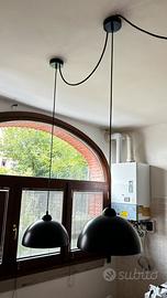 Lampadario doppia illuminazione