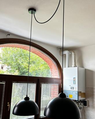 Lampadario doppia illuminazione