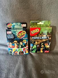 Lotto 2 giochi carte tipo UNO nuovi sigillati