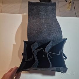 Porta bicchieri pieghevole da picnic (6 posti)