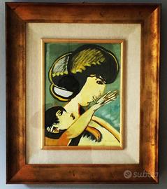 Remo Brindisi - tempera autentica 30x40