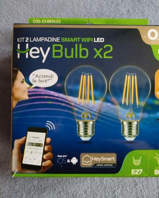 Hey Bulb Lampadine Smart WI-FI Led filament E27 8W