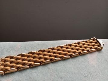 GIOIELLO BRACCIALE ORO 18 CARATI (750) ANNO 1950